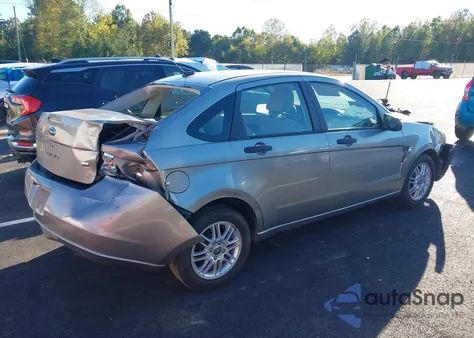 2008 Ford Focus Se/Ses z USA, uszkodzony, nr VIN 1FAHP35N18W199806